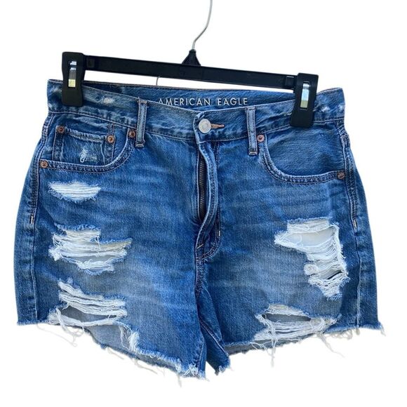 American eagle 90’s boyfriend distressed cut off shorts size 2 #629 - Picture 1 of 8